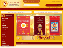 Tablet Screenshot of pranashop.hu